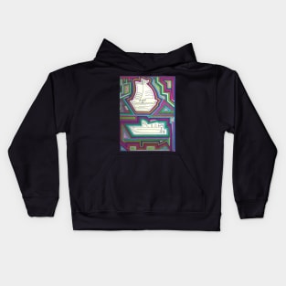 Sailing Away Kids Hoodie